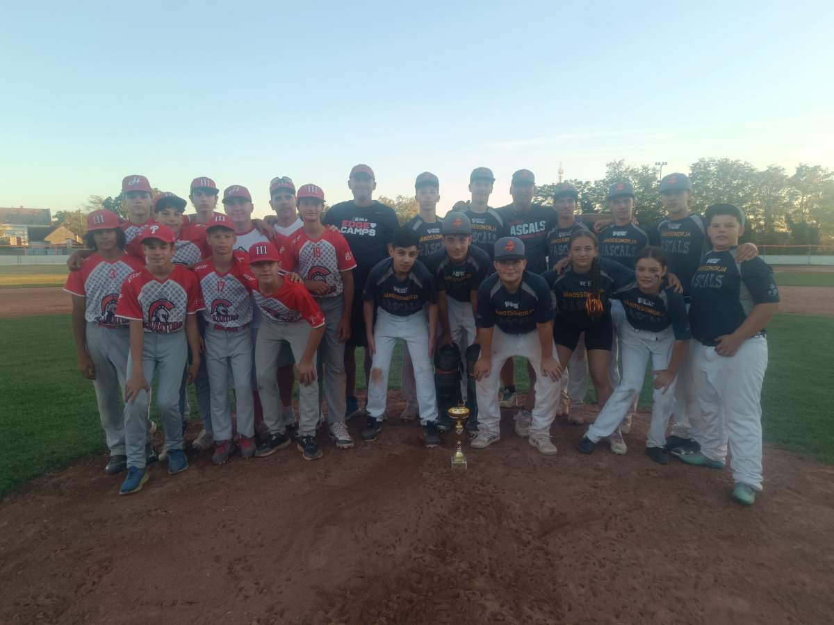 U15 Magyar Kupa 2026 győztese: Jánossomorja Rascals